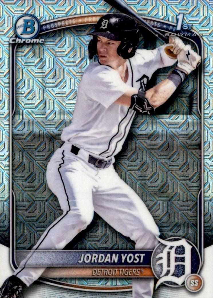 2025 Bowman Draft Chrome Baseball Refractor Jordan Yost #BDC-162