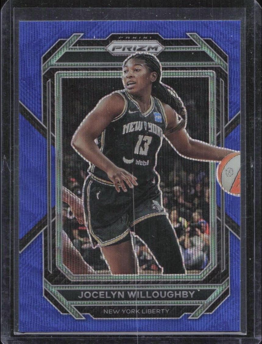2023 Panini Prizm WNBA Basketball Blue Wave Jocelyn Willoughby #49