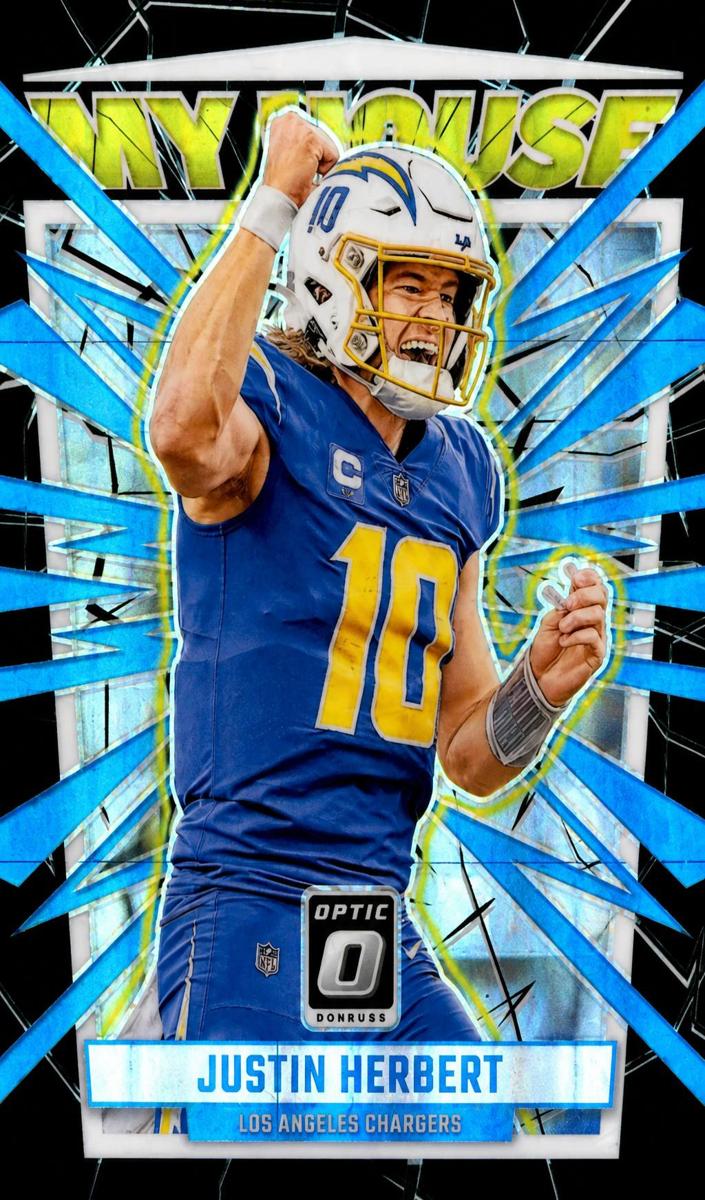 2023 Donruss Optic Football Black Pandora Justin Herbert #14
