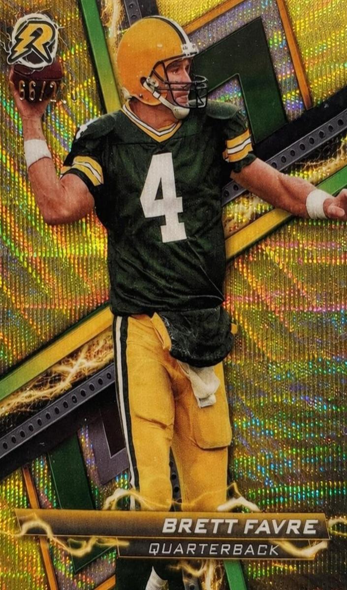 2023 Topps Composite Football Yellow Surge Brett Favre #56