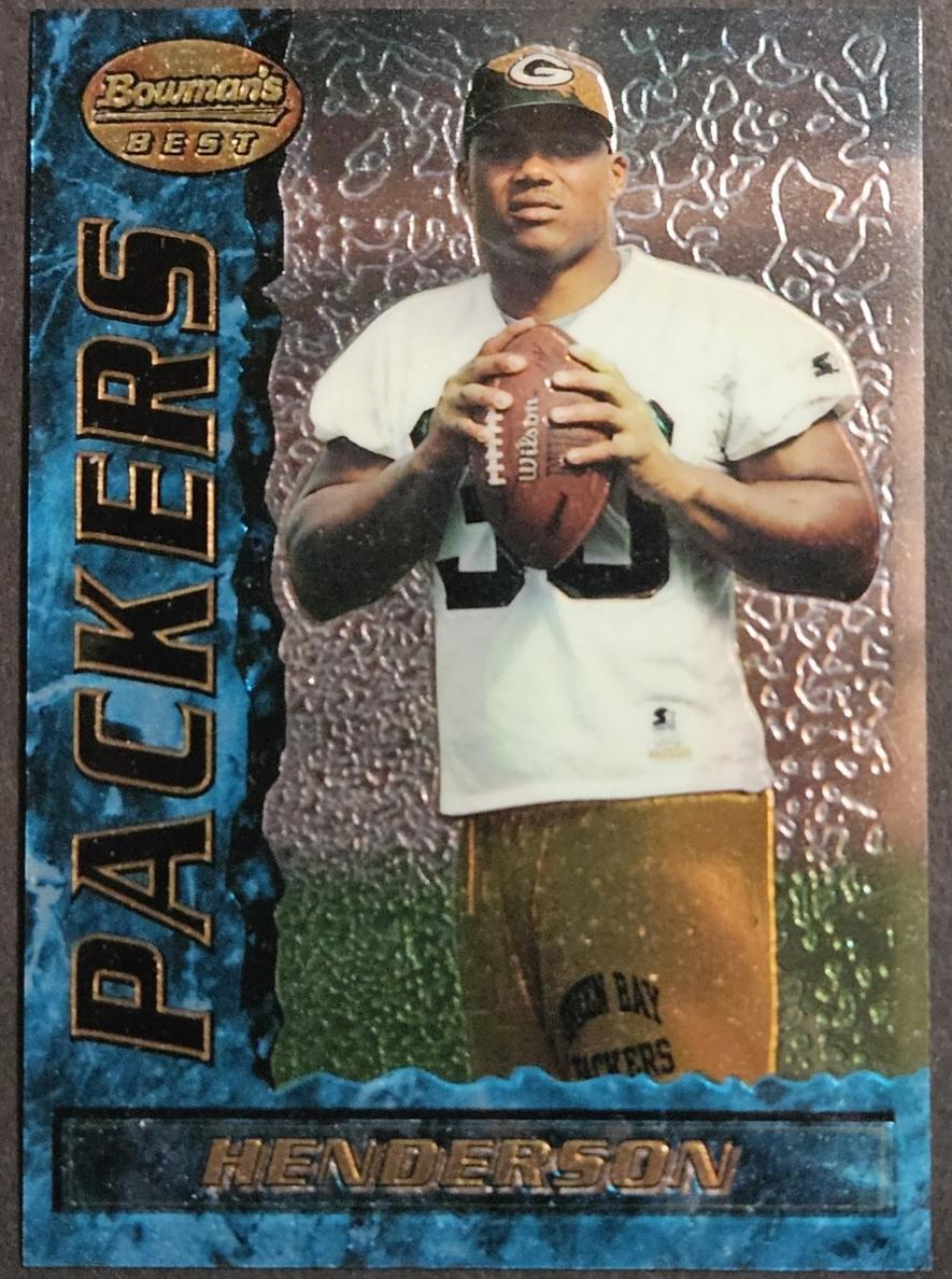 1995 Bowman's Best Football William Henderson #66