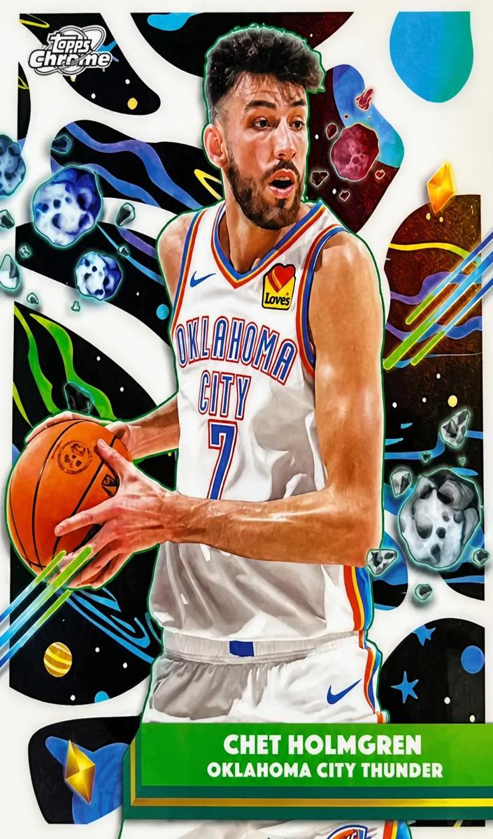 2025 Topps Cosmic Chrome Basketball White Hole Refractor Chet Holmgren #126