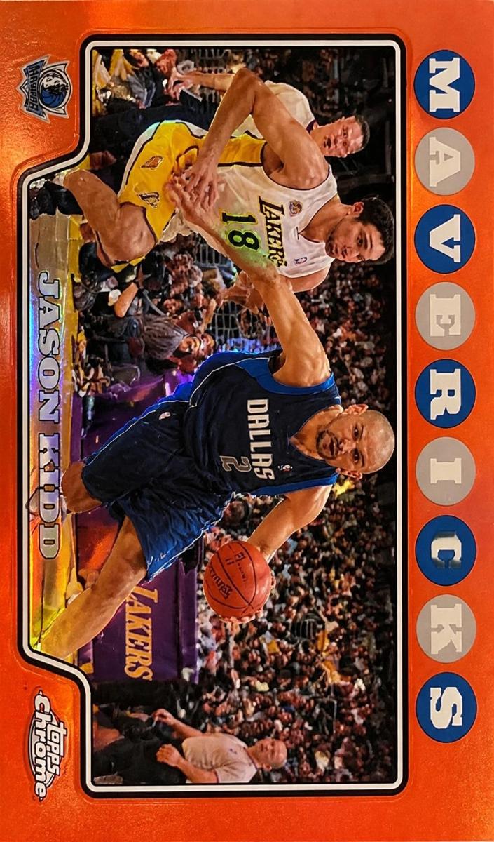 2008 Topps Chrome Basketball Orange Refractor Jason Kidd #55