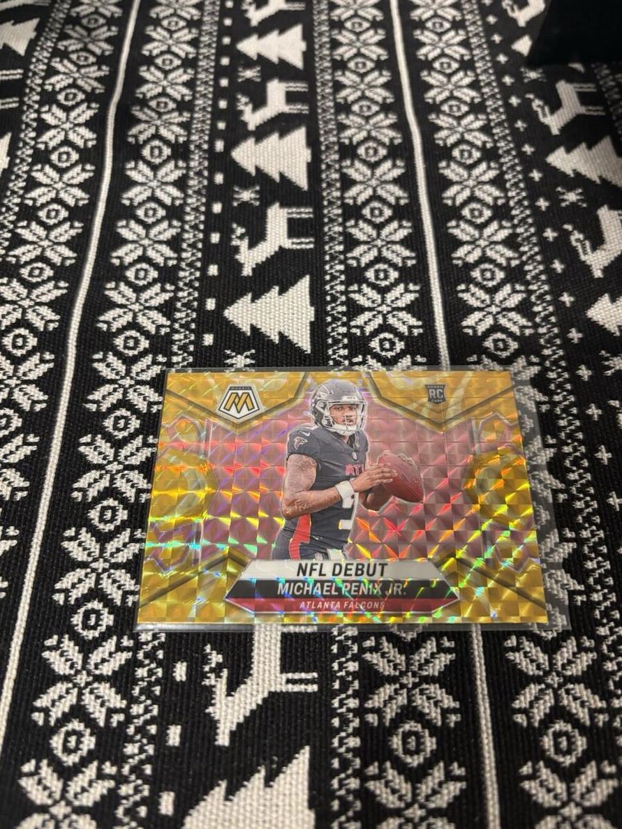 2024 Panini Mosaic Football Reactive Yellow Michael Penix Jr. #274