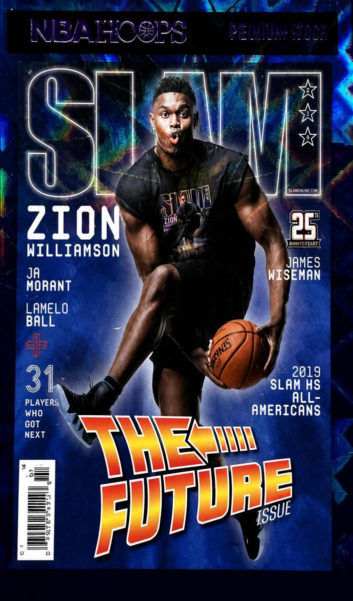 2020 Panini Hoops Basketball Purple Explosion Zion Williamson #17