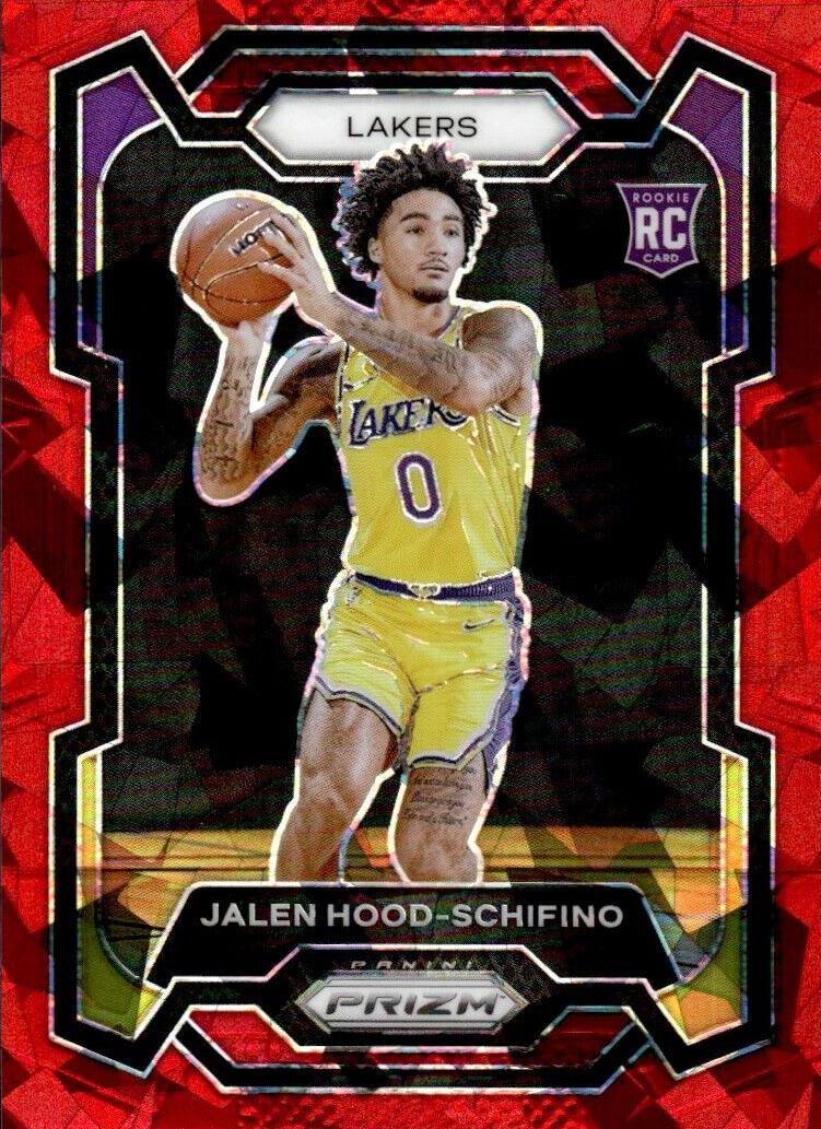 2023 Panini Prizm Basketball Red Ice Jalen Hood-Schifino #145 PSA 9