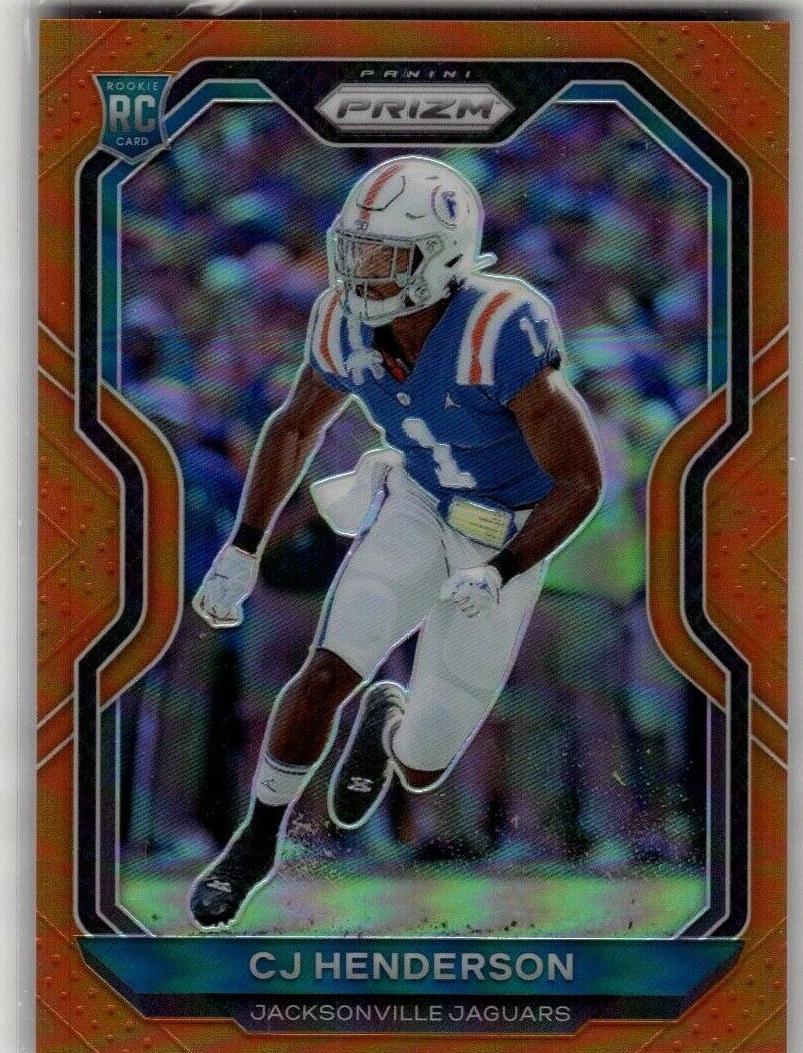 2020 Panini Prizm Football Orange Prizm CJ Henderson #351