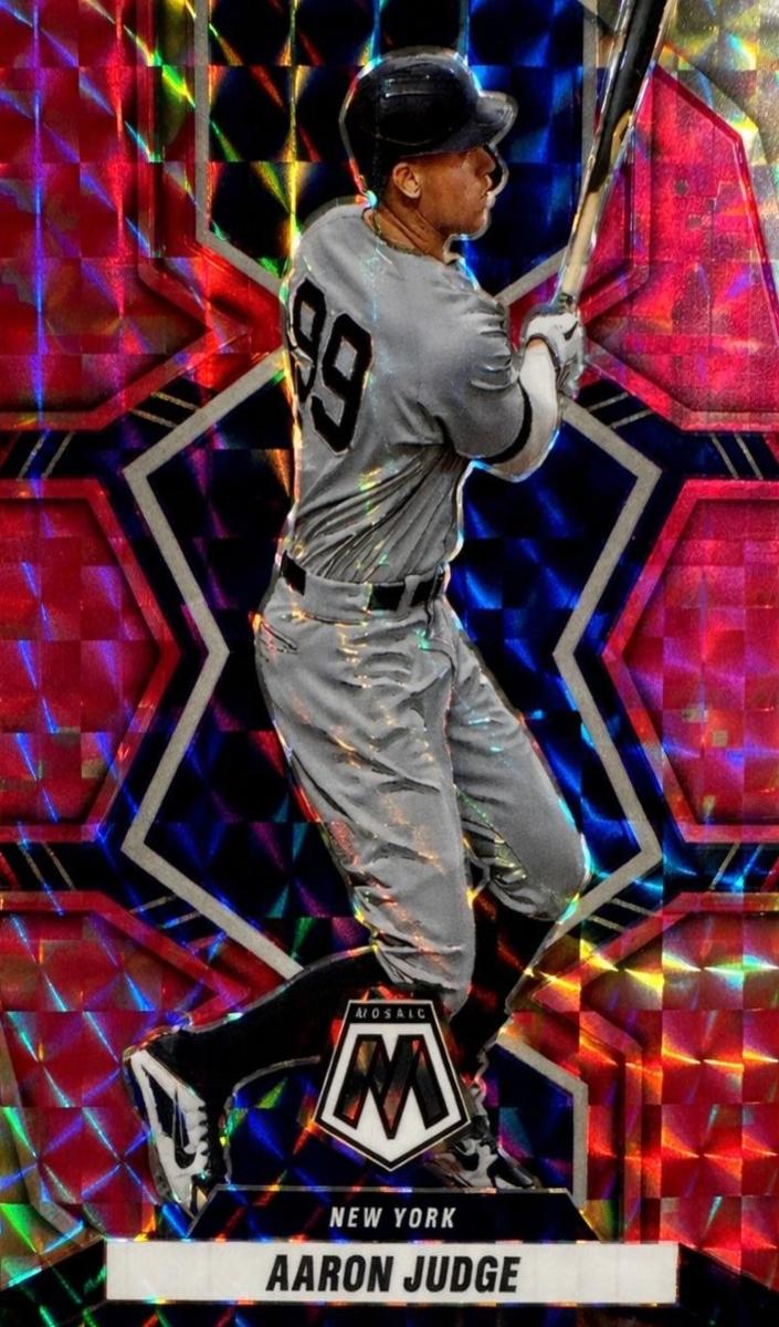 2022 Panini Mosaic Baseball Pink Camo Aaron Judge #172