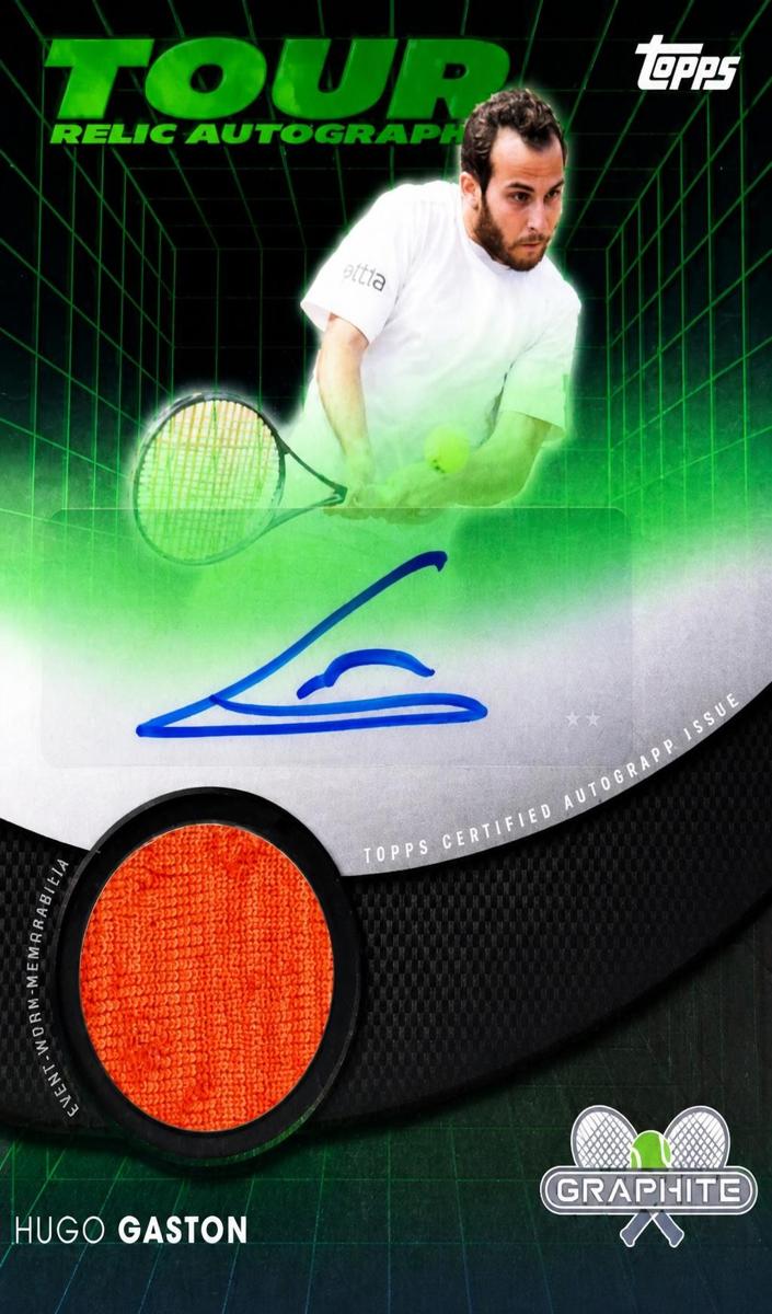 2026 Topps Graphite Tennis Green Refractor Hugo Gaston #TRA-HGN