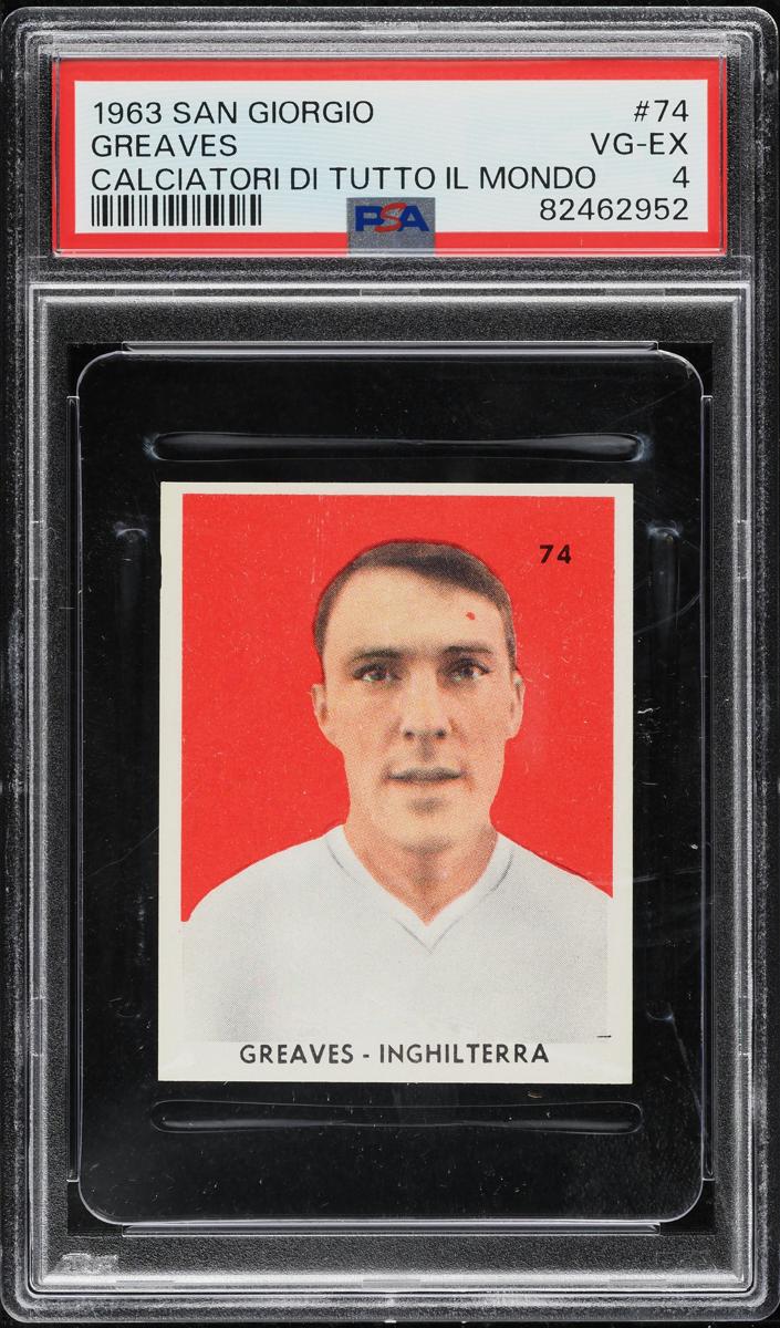 1963 San Giorgio Calciatori DI Tutto IL Mondo Soccer Greaves #74 PSA 3