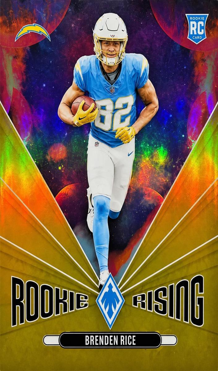 2024 Panini Phoenix Football Gold Brenden Rice #RR-BRE