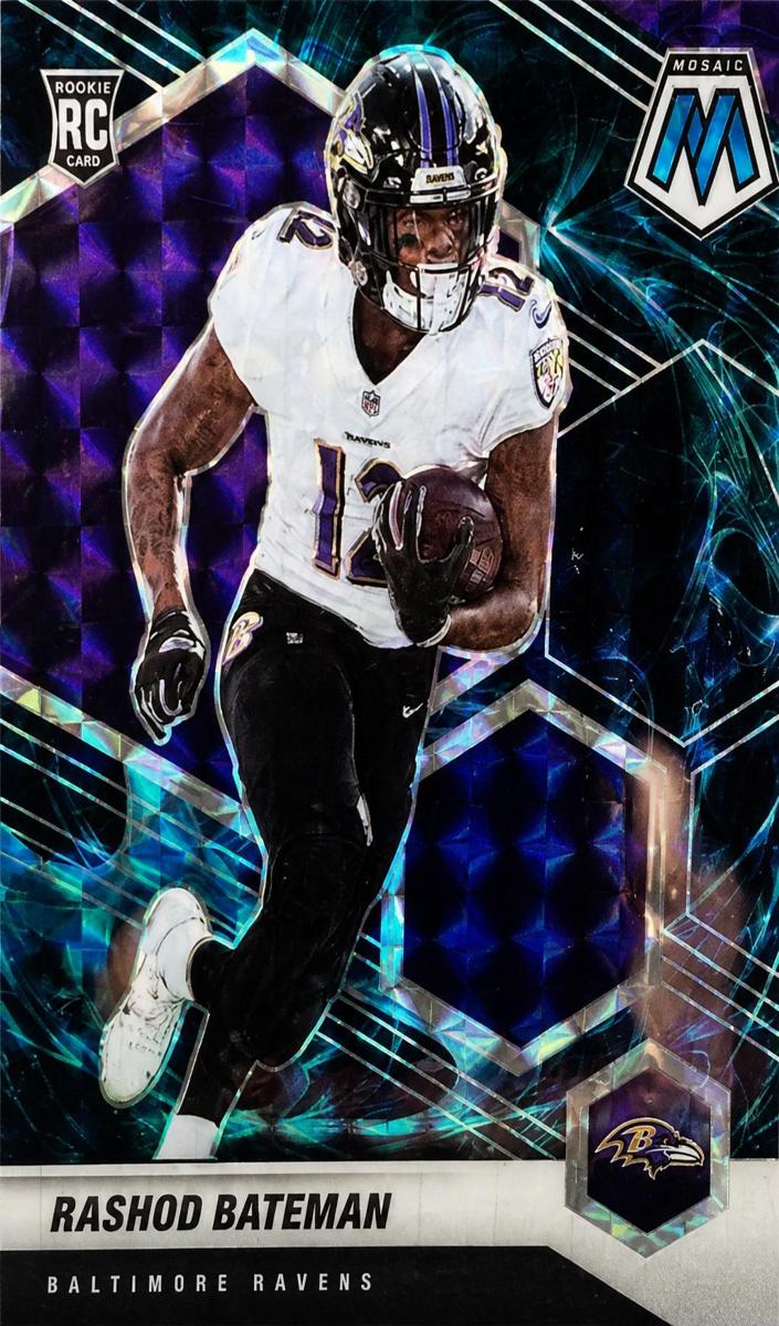 2021 Panini Mosaic Football Genesis Rashod Bateman #310