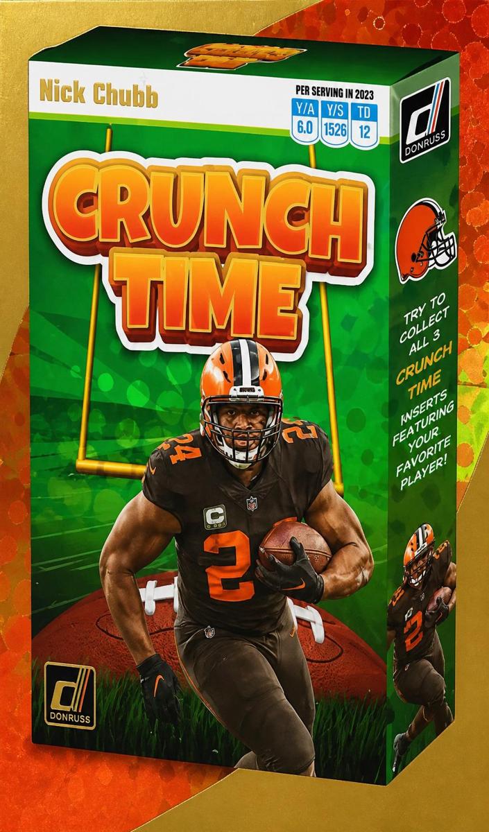 2023 Panini Donruss Football Galactic Nick Chubb #CT-11