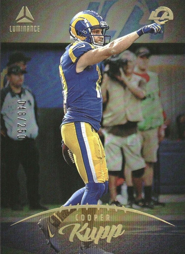 2023 Panini Luminance Football Gold Cooper Kupp #34
