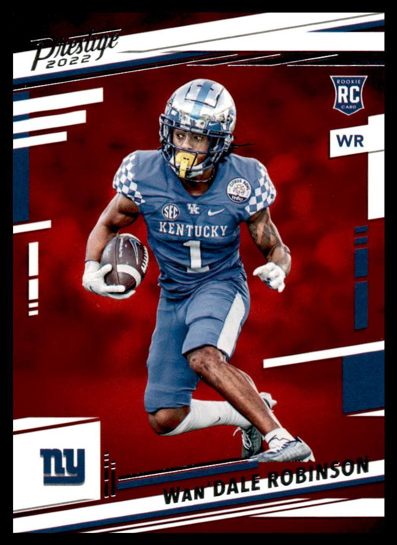 2022 Panini Prestige Football Xtra Points Red Wan'Dale Robinson #368