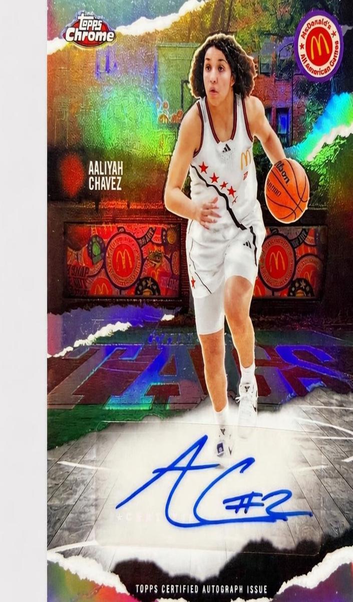 2025 Topps Chrome McDonald's All American Basketball Aaliyah Chavez #WT-AC