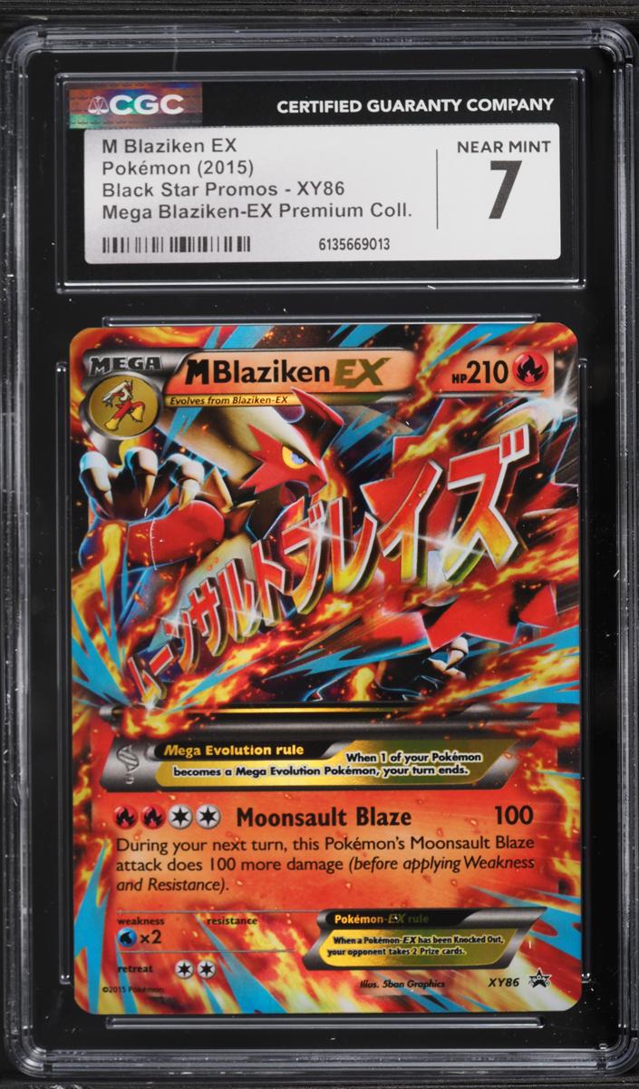 2015 Pokemon XY Black Star Promo M Blaziken EX #XY86 PSA 10