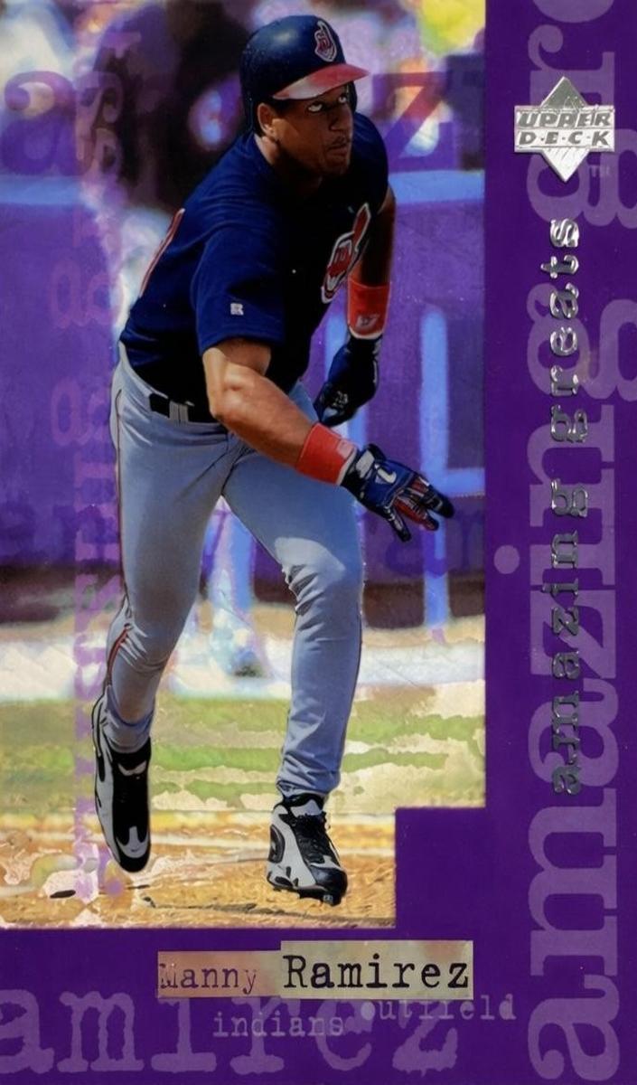 1998 Upper Deck Baseball Manny Ramirez #AG24 PSA 9