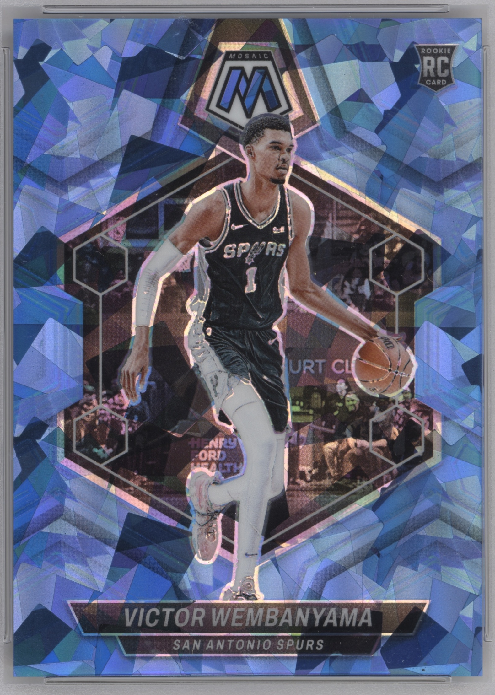 2023 Panini Mosaic Basketball Ice Victor Wembanyama #238 PSA 10