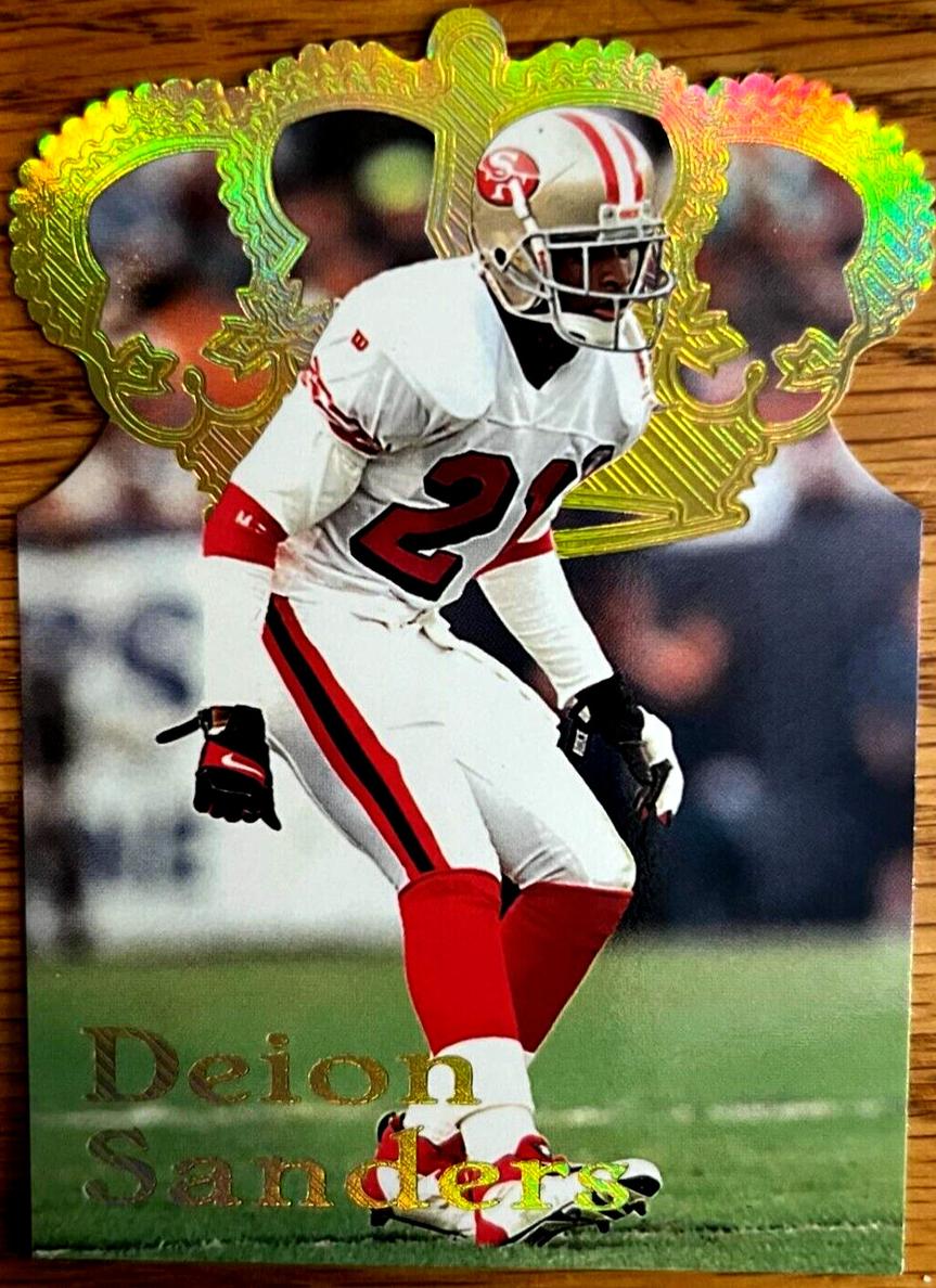 1995 Pacific Football Deion Sanders #DC-16