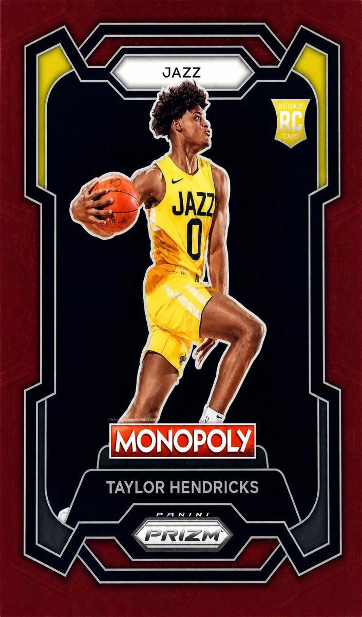 2023 Panini Prizm Monopoly Basketball Brown Taylor Hendricks #86