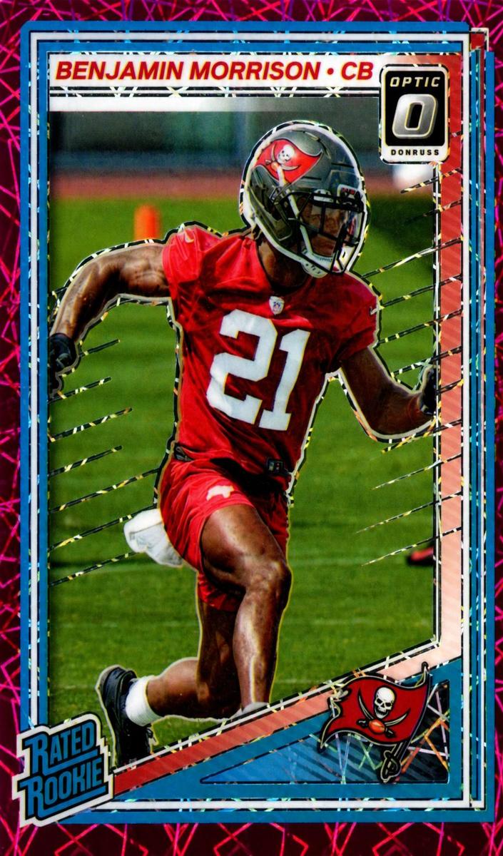 2025 Donruss Optic Football Pink Velocity Benjamin Morrison #236