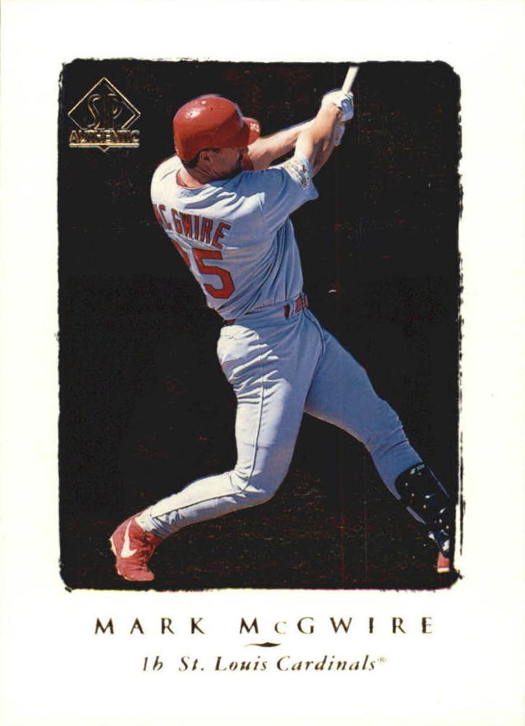 1998 SP Authentic Baseball Mark McGwire #160 PSA 9