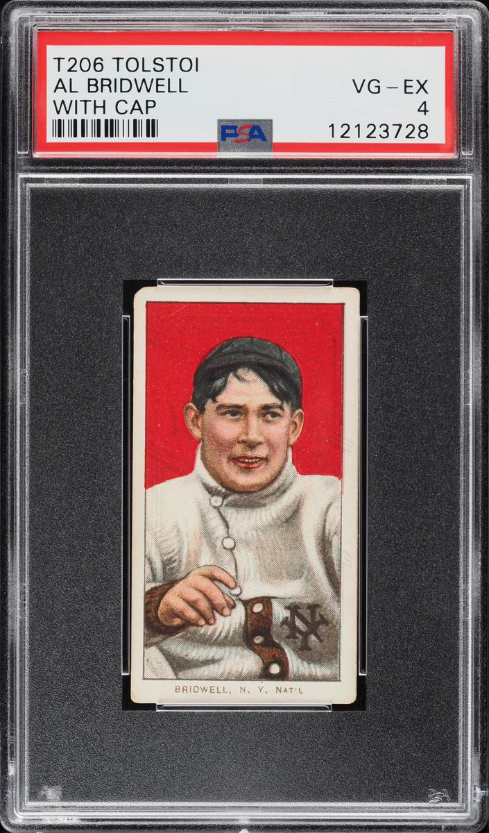 1909-11 T206 Baseball Portrait - With Cap Al Bridwell #NNO