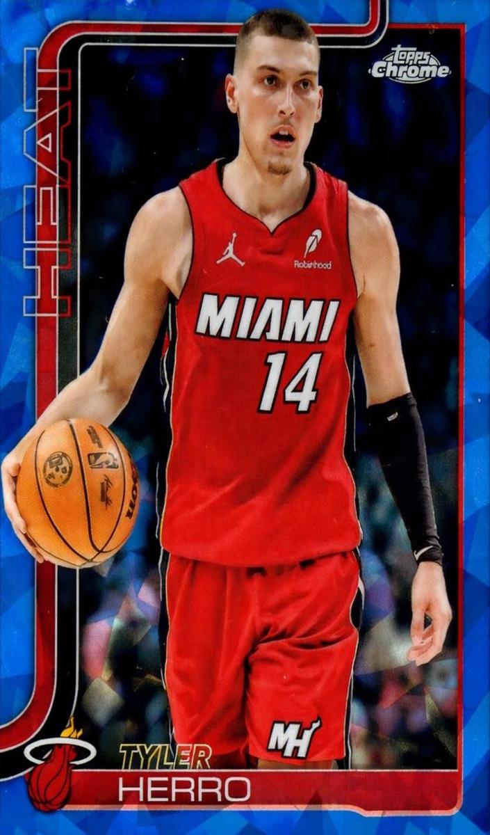 2025 Topps Chrome Sapphire Basketball Tyler Herro #188