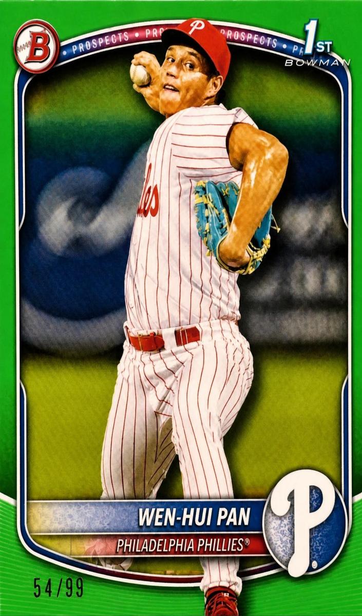 2025 Bowman Baseball Neon Green Wen-Hui Pan #BP-6