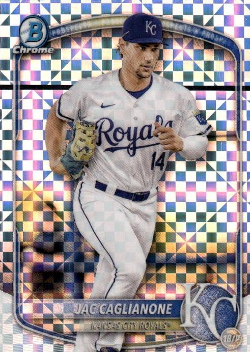 2025 Bowman Chrome Prospects Baseball X-Fractor Jac Caglianone #BCP-103 PSA 9