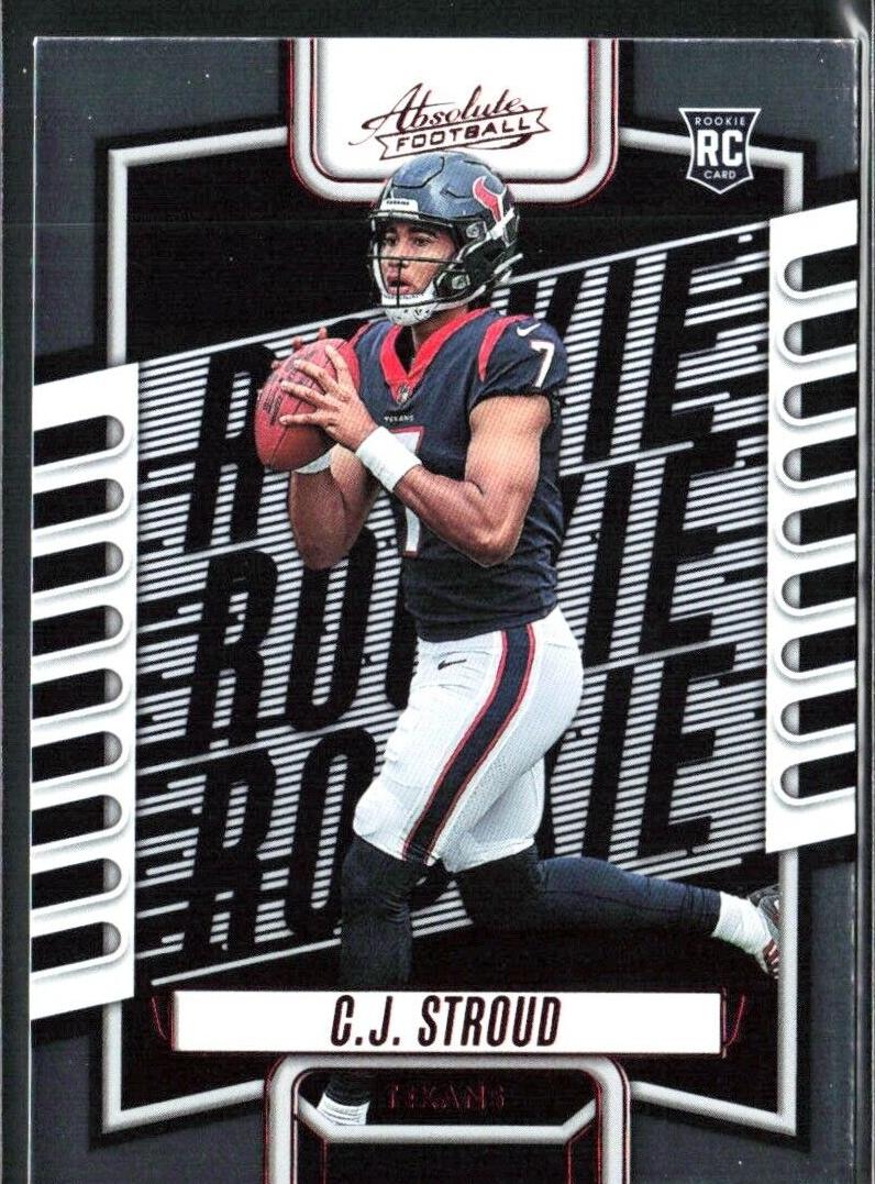 2023 Panini Absolute Football Red C.J. Stroud #102 SGC 10