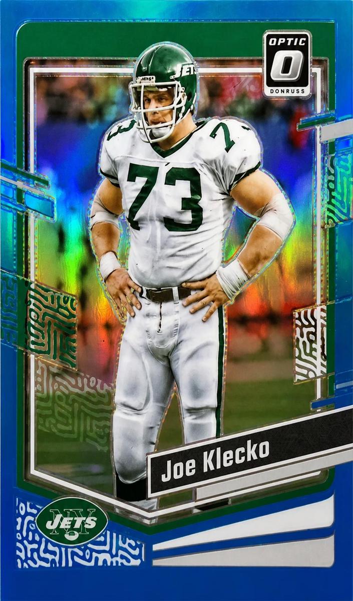 2023 Donruss Optic Football Aqua Joe Klecko #153 PSA 10