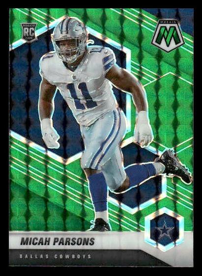 2021 Panini Mosaic Football Green Micah Parsons #362