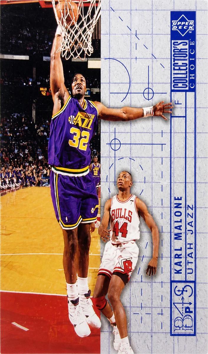 1994 Upper Deck Collector's Choice Basketball Silver Signature Karl Malone #397 PSA 10