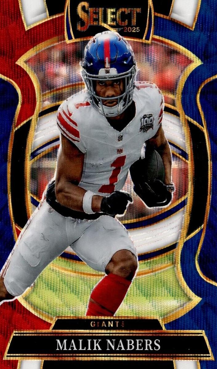 2025 Panini Select Football Tri-Color Malik Nabers #94