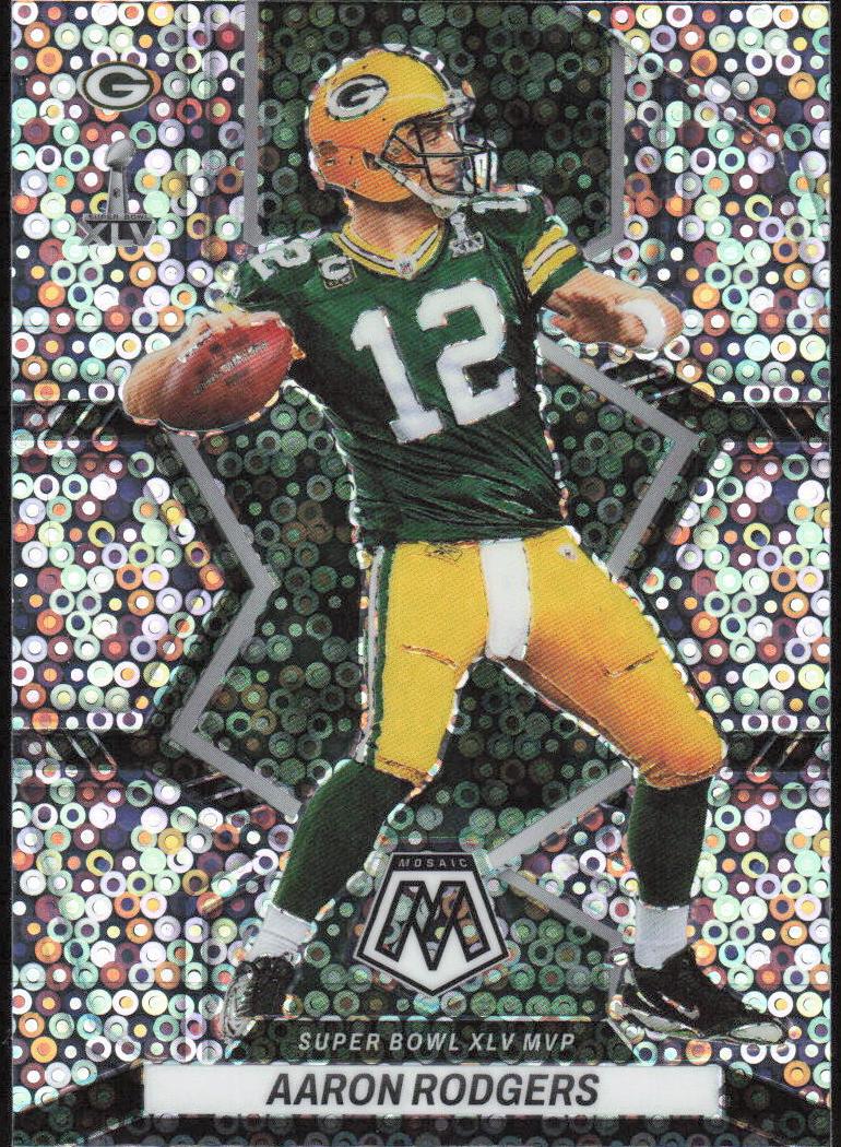 2022 Panini Mosaic Football No Huddle Silver Aaron Rodgers #294