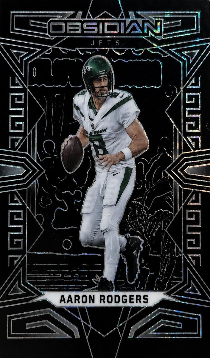 2023 Panini Obsidian Football Asia Aaron Rodgers #75