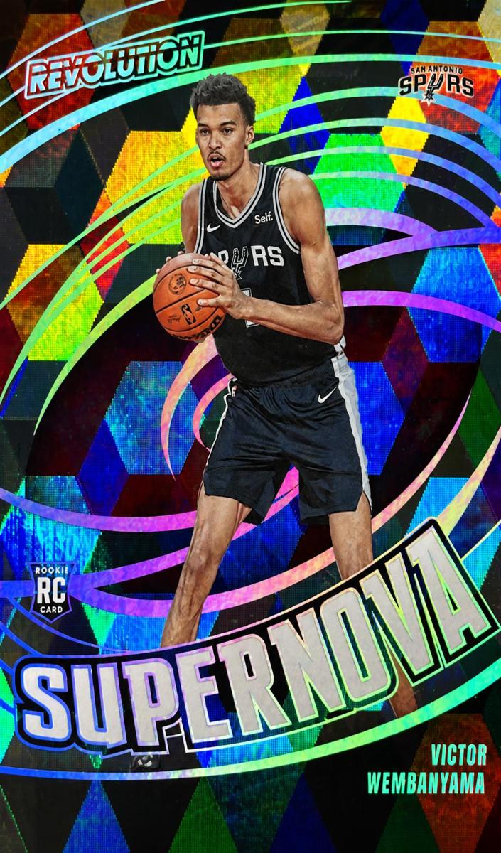 2023 Panini Revolution Basketball Cubic Victor Wembanyama #6 PSA 9