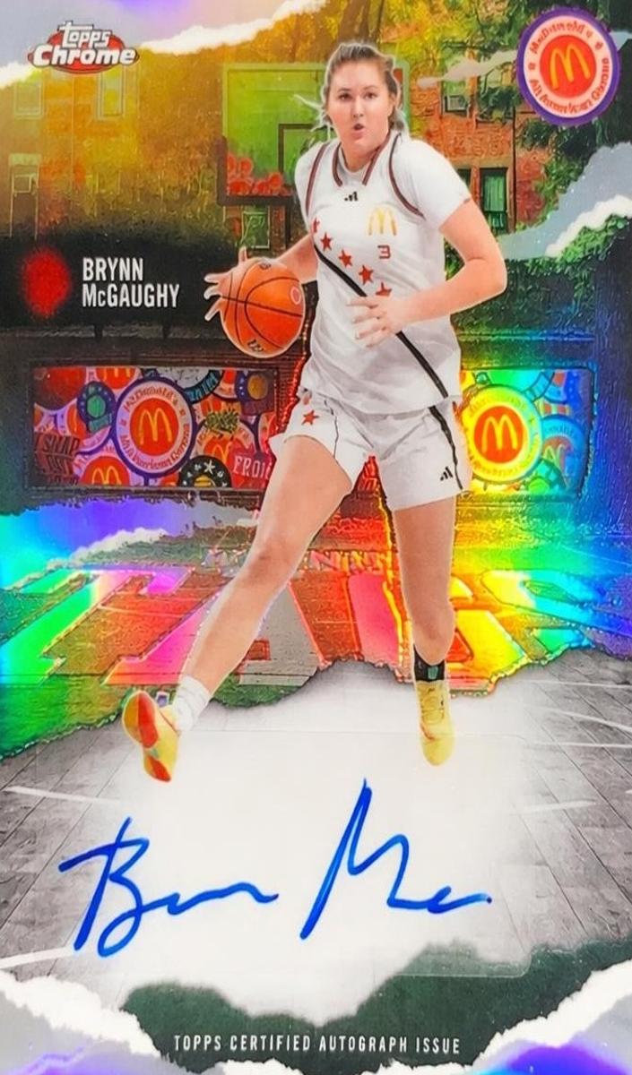 2025 Topps Chrome McDonald's All American Basketball Brynn McGaughy #WT-BM