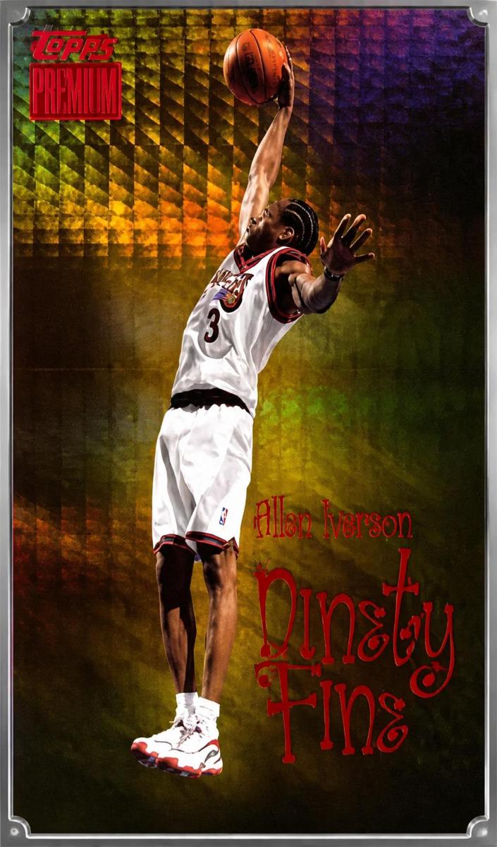 1998 Skybox Premium Basketball Star Rubies Allen Iverson #209 PSA 6.5