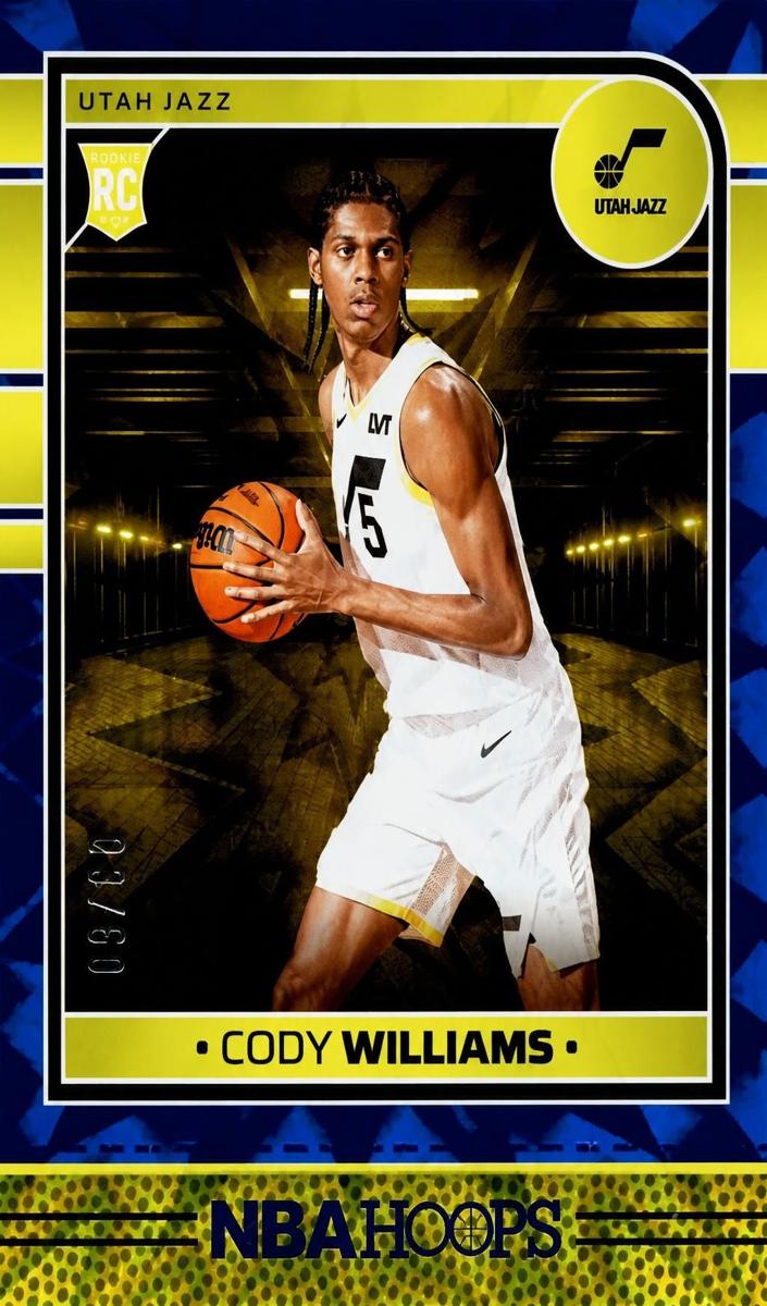 2024 Panini Hoops Basketball Blue Explosion Cody Williams #240