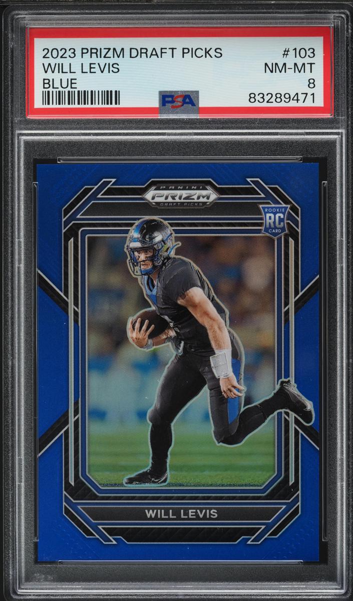 2023 Panini Prizm Draft Picks Football Blue Will Levis #103