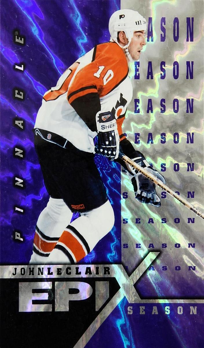 1997 Pinnacle Hockey Purple John LeClair #E23