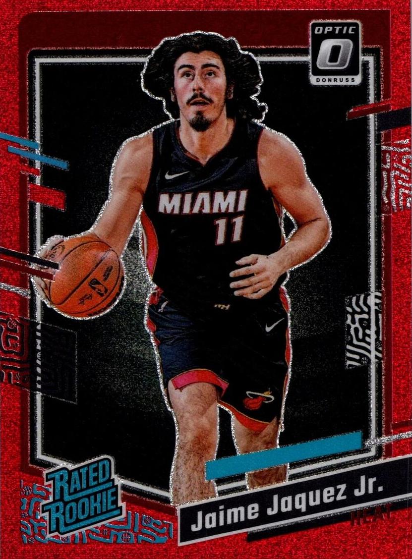 2023 Donruss Optic Basketball Red Glitter Jaime Jaquez Jr. #216 PSA 10