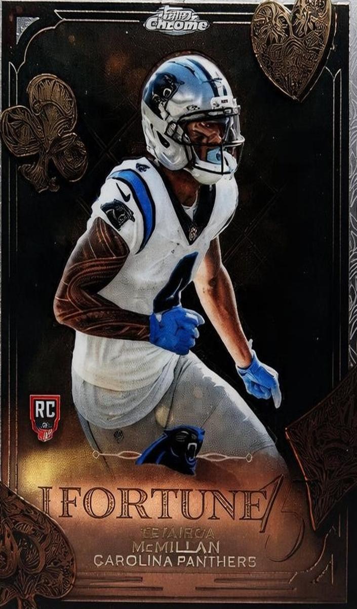 2025 Topps Chrome Football Tetairoa McMillan #F15-19