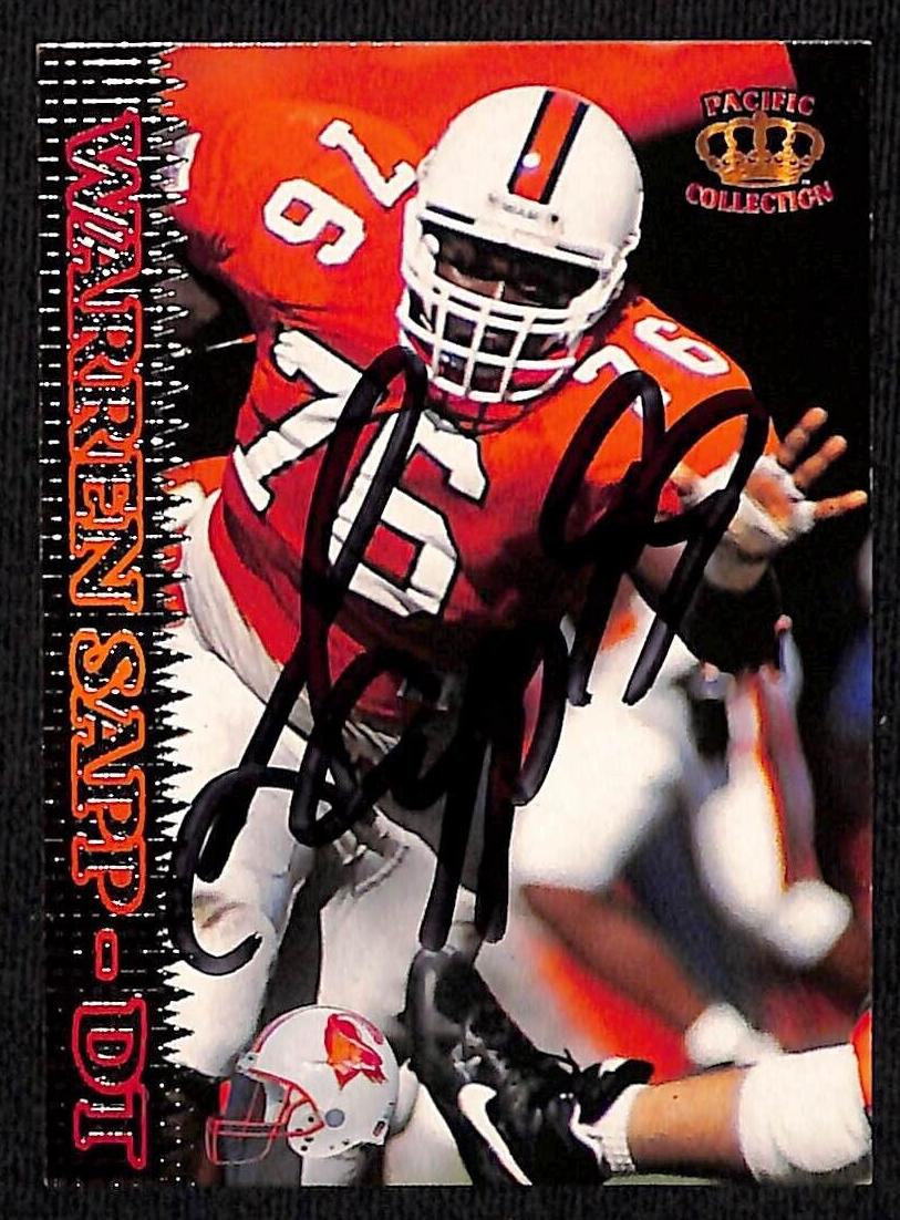 1995 Pacific Football Warren Sapp #356 PSA 8.5