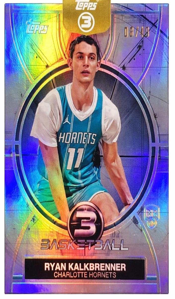 2025 Topps Three Basketball Ryan Kalkbrenner #94