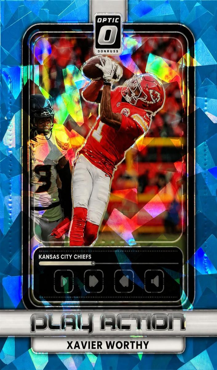 2025 Donruss Optic Football Ice Xavier Worthy #3