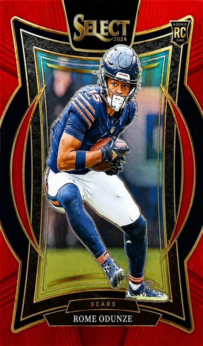 2024 Panini Select Football Red Rome Odunze #3